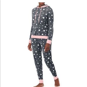 Women’s Cuddl Duds 2 pcs Lounge set stretchy silky fleece size #L